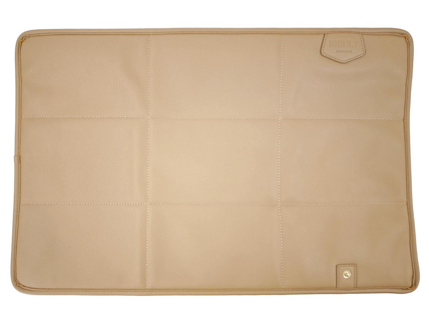 Wickeltasche - Leder Beige