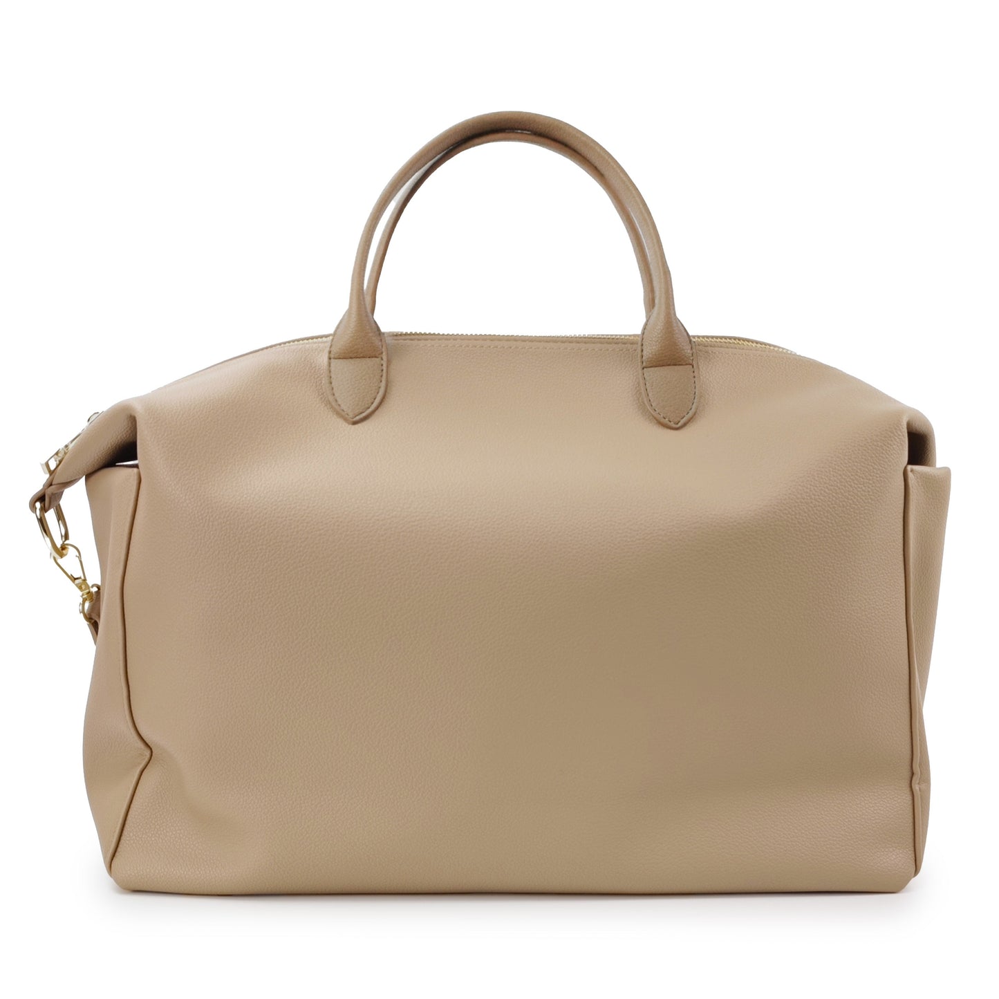Wickeltasche - Leder Beige