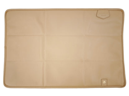 Wickeltasche - Leder Beige
