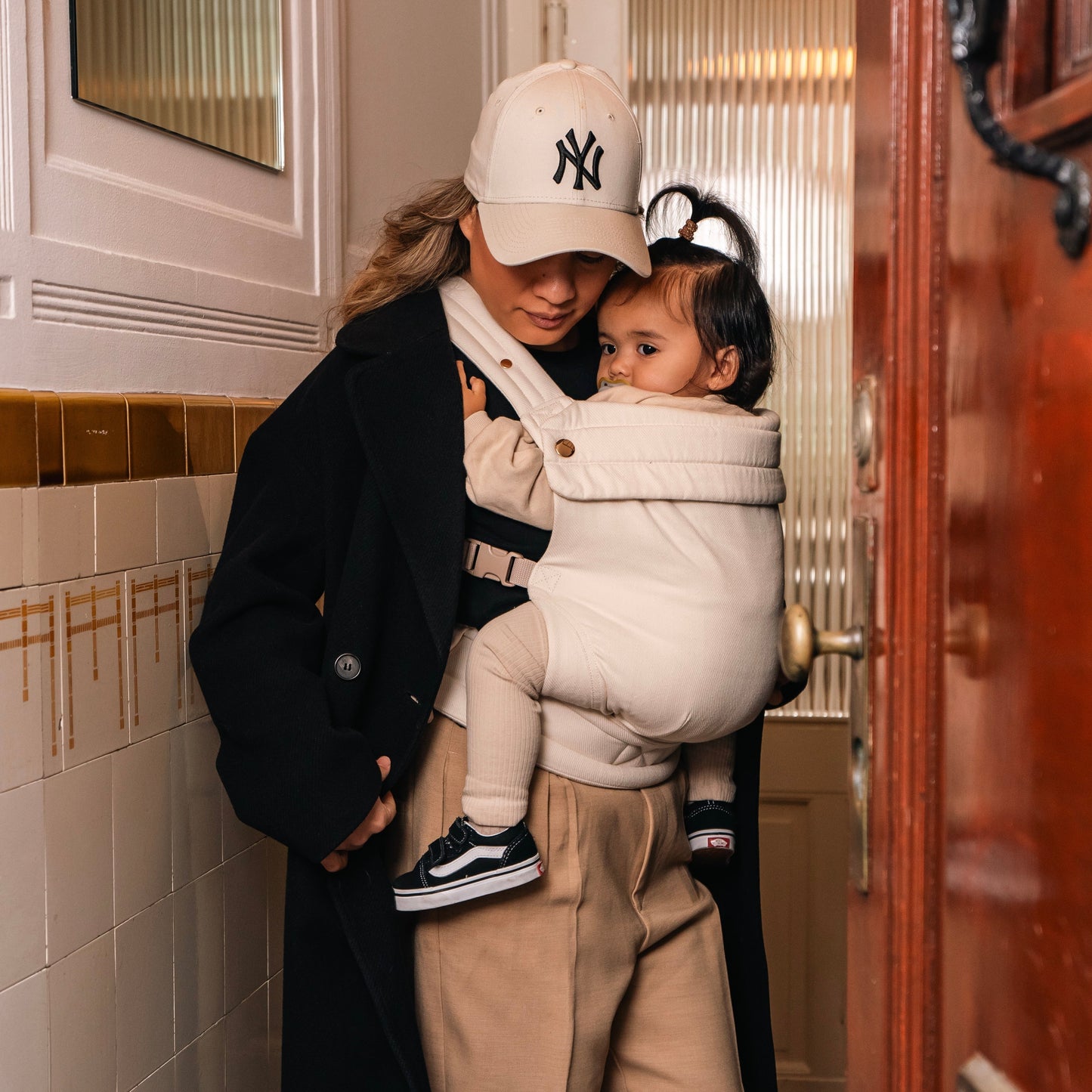 Babytrage - Organic Beige